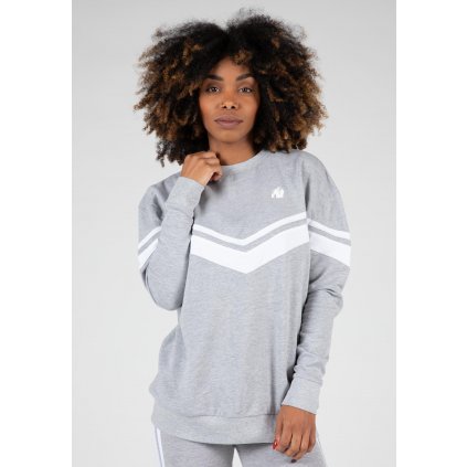 91705800 hailey oversized sweatshirt gray melange 12