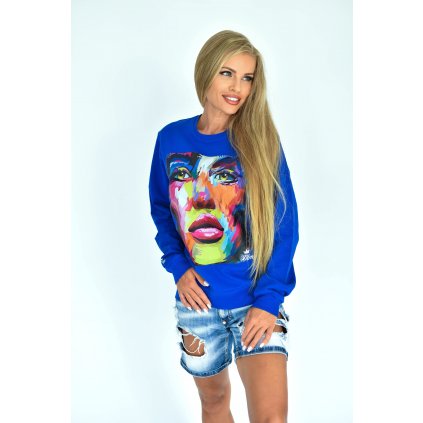 Dámska mikina Summer Sweatshirt - Kráľovská modrá