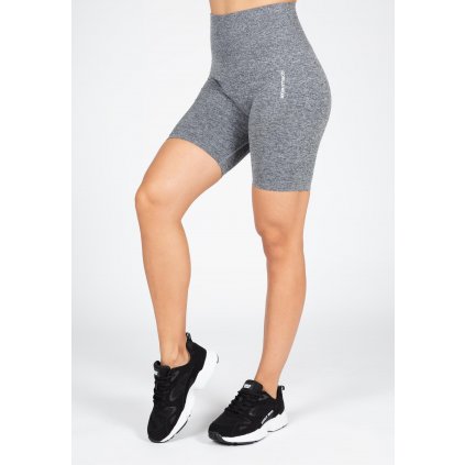 91949800 quincy seamless cycling shorts gray melange 11