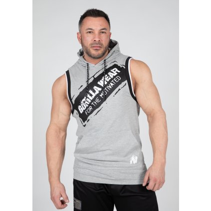 90141800 loretto hooded tank top gray melange 16