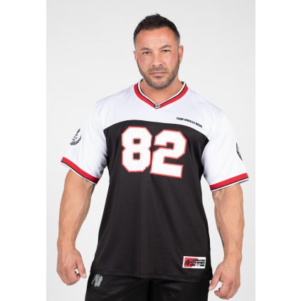 90578901 trenton football jersey black white