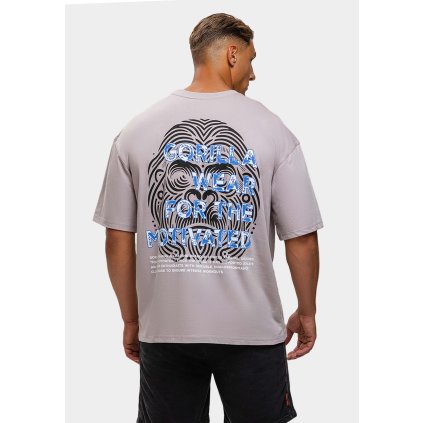 90598120 macon oversized t shirt light gray 2