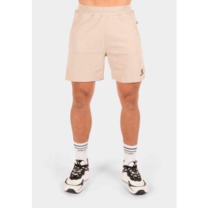 91095120 harvey track shorts beige 1