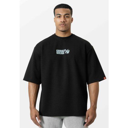 91099010 Idaho oversized waffle T shirt black 1