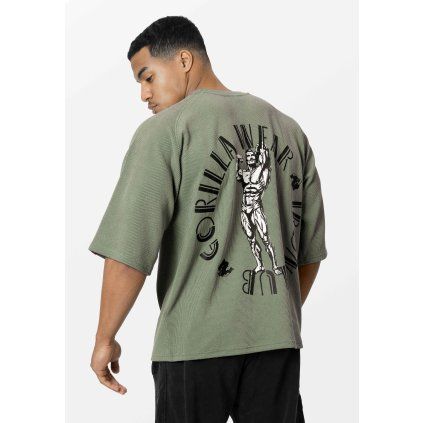 61099090 Russell oversized T shirt green 1