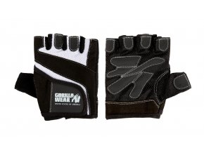 99802901 woman fitness gloves black white 2