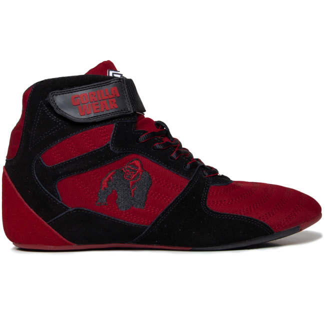Športové Tenisky Perry High Tops Pro - Červeno/Čierne Farba: Čierno/červená, Veľkosť: US MEN 7 / WOMEN 8,5 / EU 40