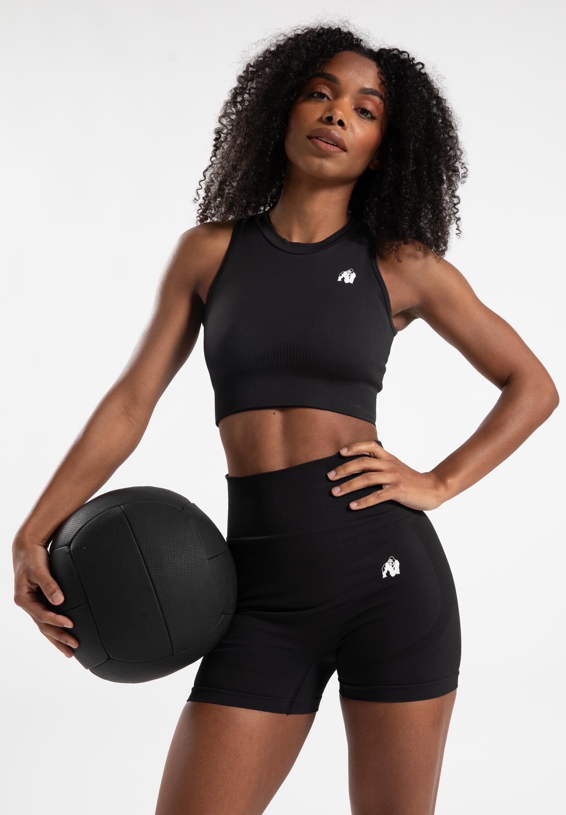 Dámsky Crop Top Olivia - Čierna Farba: Čierna, Veľkosť: S/M