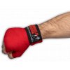 boxing hand wraps red