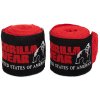 boxing hand wrap red