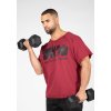 90107509 classic workout top burgundy red