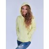 Dámska mikina Teddy Hoodie - Bledožltá