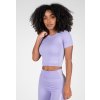 selah seamless crop top lilac