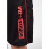 91012905 wallace mesh shorts black red