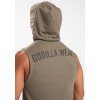 90842400 marshall sleeveless hoodie army green 11