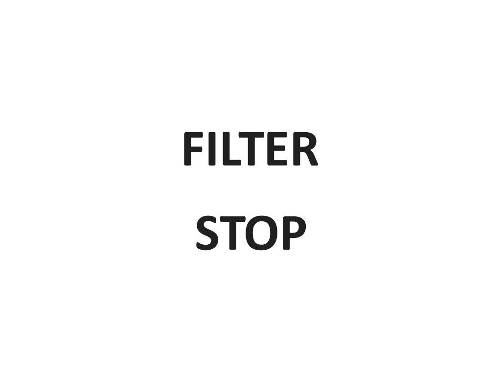 stop filter dash acc