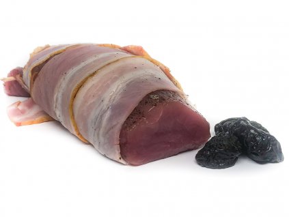 Vepřová panenka se švestkami ve slanině