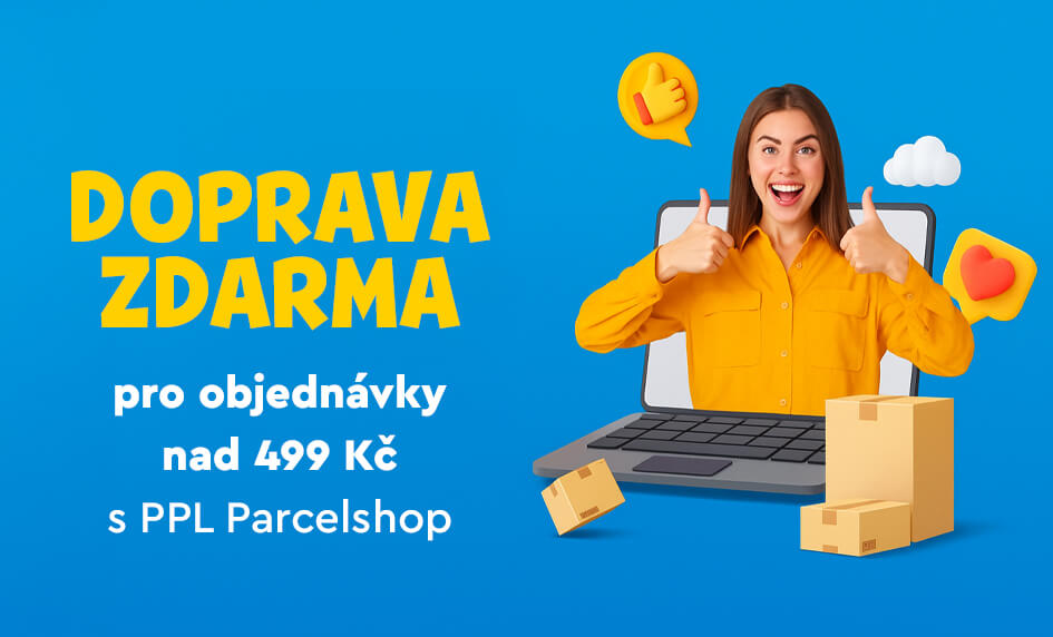 Doprava zdarma pro objednávky od 499 Kč!
