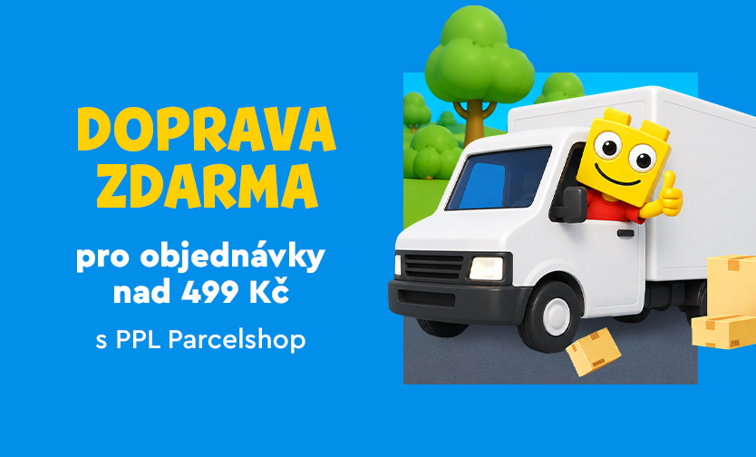 Doprava zdarma pro objednávky nad 499 Kč!