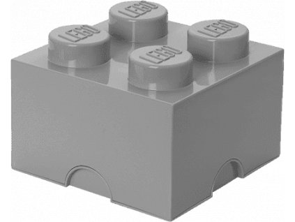 LEGO úložný box 4 - šedá