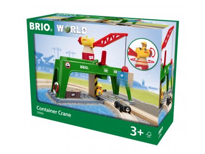 BRIO WORLD 33996 Nákladní jeřáb