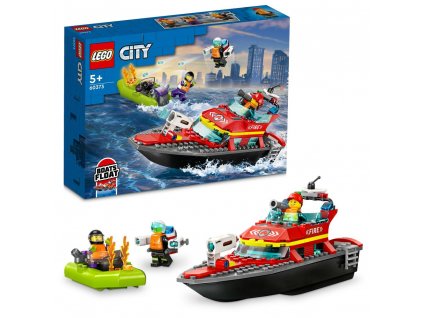 LEGO® City 60373 Hasičská záchranná loď a člun