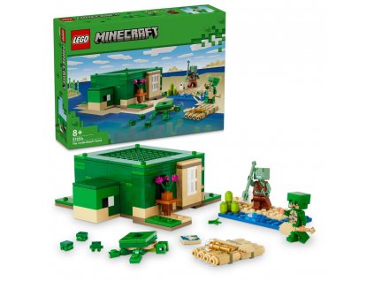 LEGO® Minecraft® 21254 Želví domek na pláži