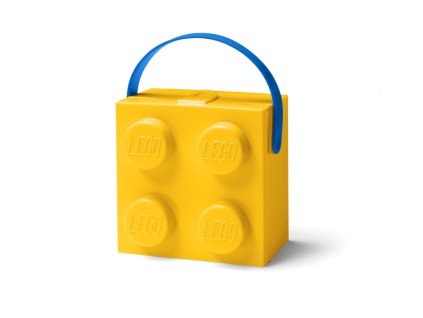 LEGO box s rukojetí - žlutá
