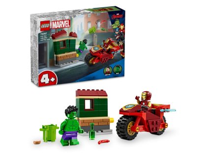 LEGO® Marvel 76287 Iron Man s motorkou a Hulk