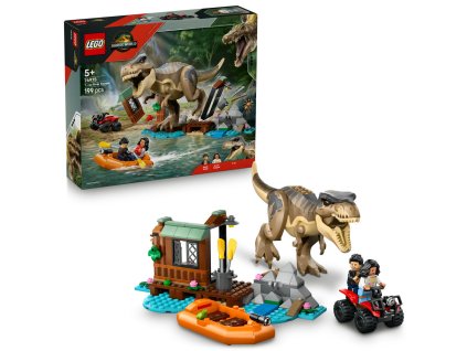 LEGO® Jurassic World 76975 T-rex a útěk po řece