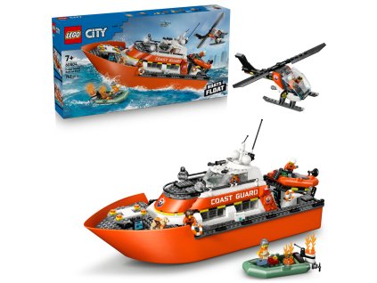 LEGO® City 60504 Záchranný člun pobřežní hlídky a vrtulník