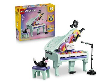 LEGO® Creator 31392 Hudební dekorace: Klavír s kočkou