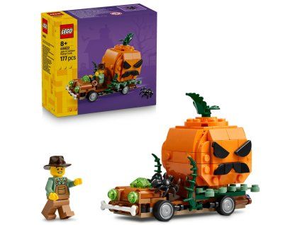LEGO® Iconic 40822 Pick-up s halloweenskými dýněmi
