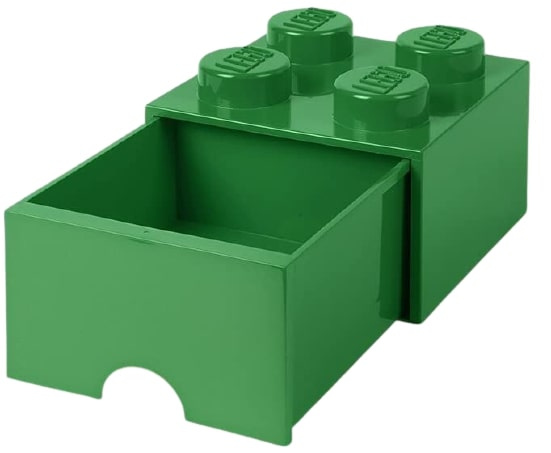 Úložný box LEGO s šuplíkem 4 - tmavě zelený SmartLife s.r.o.