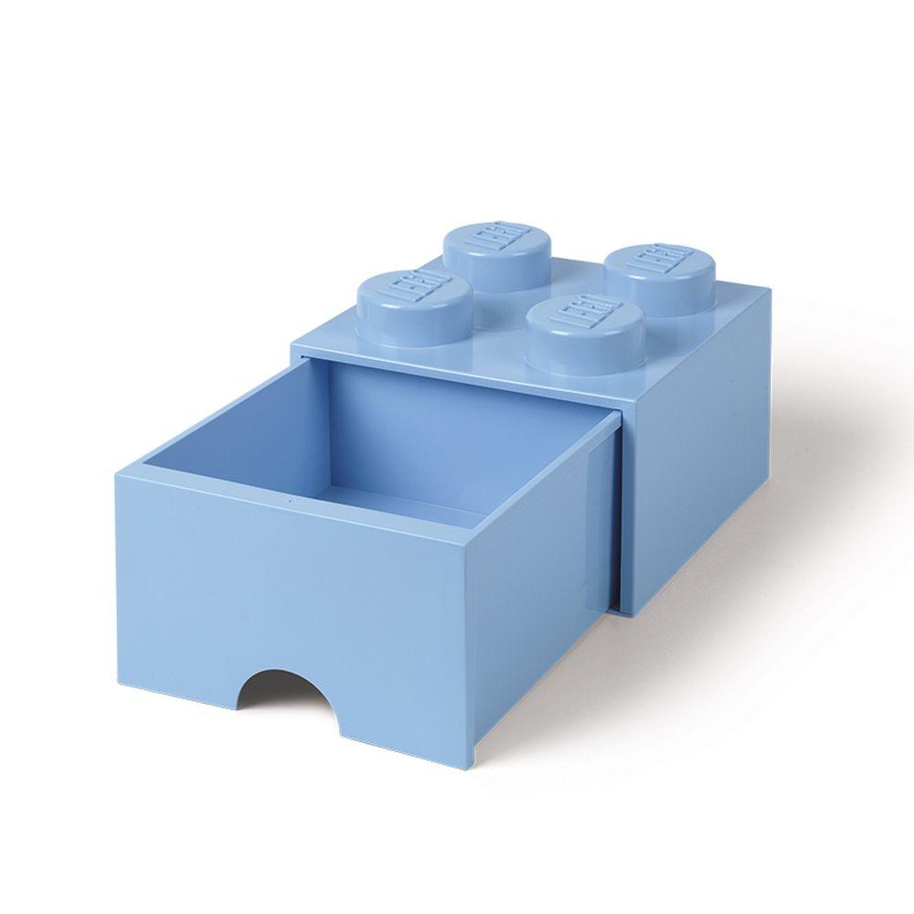 Úložný box LEGO s šuplíkem 4 - světle modrý SmartLife s.r.o.