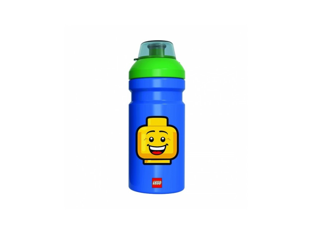 LEGO ICONIC Boy láhev na pití transparentní - modrá/zelená