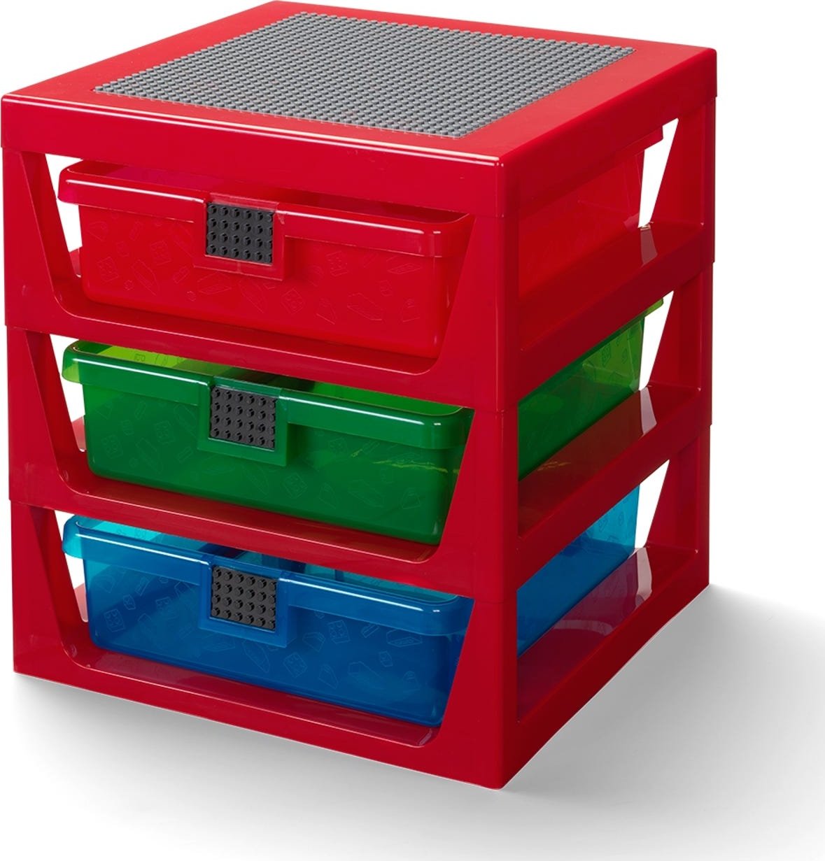 Organizér LEGO se třemi zásuvkami - červený SmartLife s.r.o.