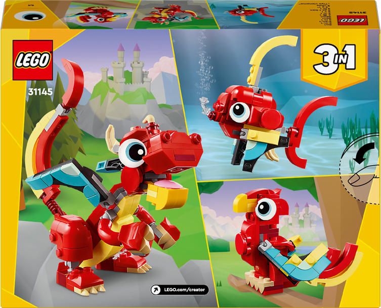 LEGO LEGO® Creator 31145 Červený drak (obrázek 10)