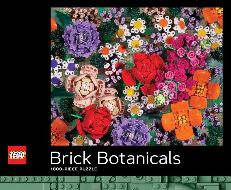 DVĚDĚTI Chronicle Books Puzzle LEGO® Botanické rostliny 1000 dílků