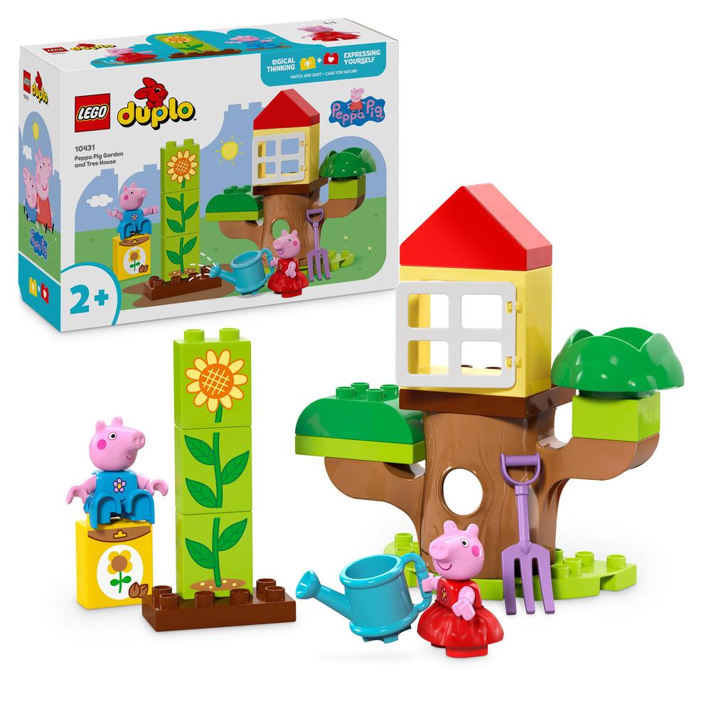 LEGO LEGO® DUPLO® 10431 Prasátko Peppa – zahrada a dům na stromě