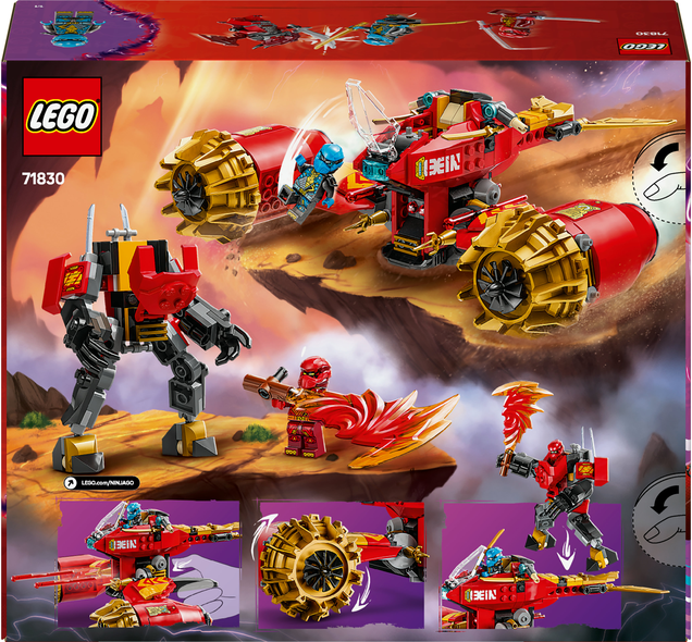 LEGO LEGO® NINJAGO® 71830 Kaiův bouřný jezdec a robot (obrázek 10)
