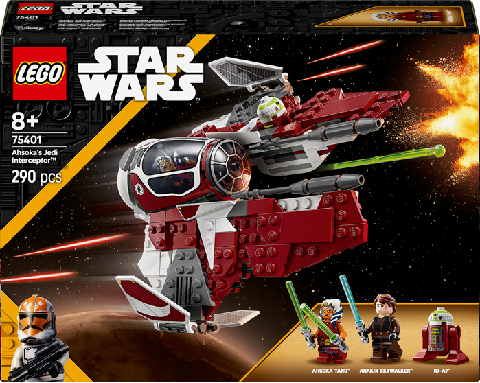 LEGO LEGO® Star Wars™ 75401 Ahsoka a jediská stíhačka Interceptor™ (obrázek 9)