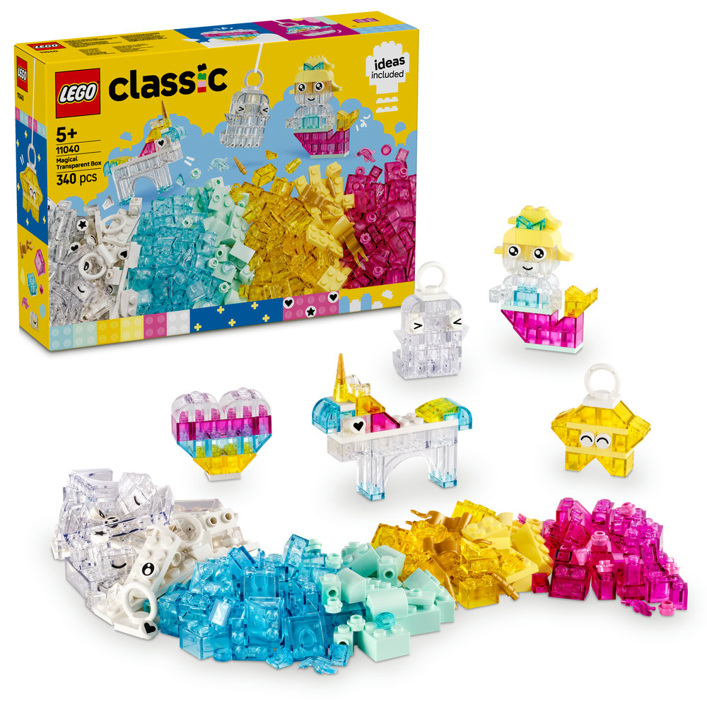 LEGO LEGO® Classic 11040 Kouzelná průhledná krabička
