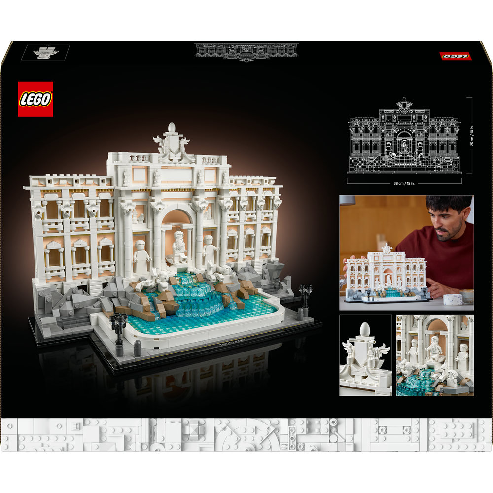 LEGO LEGO® Architecture 21062 Fontána di Trevi (obrázek 10)