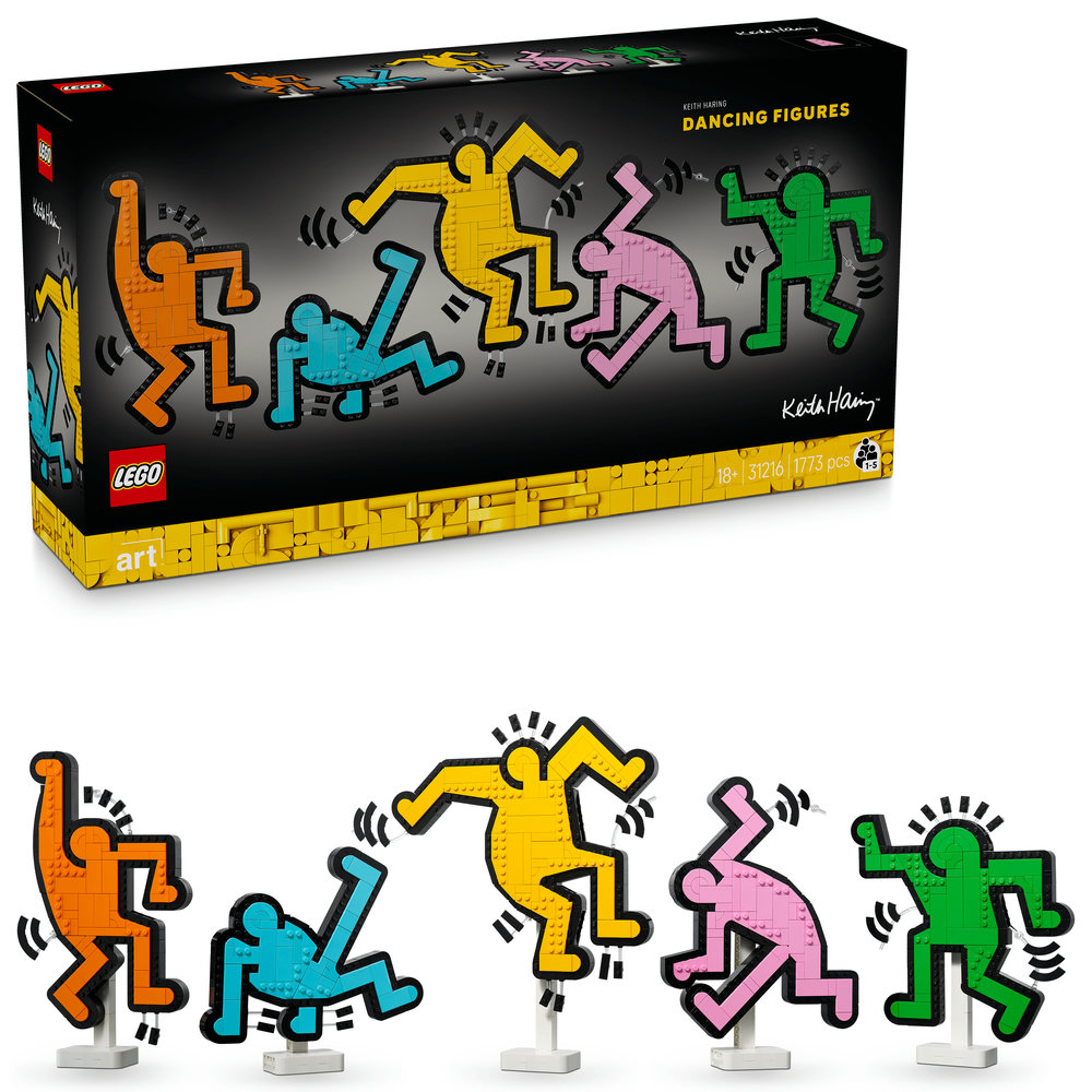 LEGO LEGO® Art 31216 Keith Haring – Tančící postavy