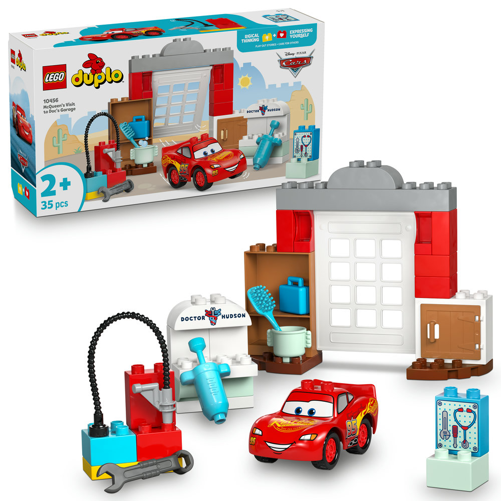 LEGO DUPLO Disney McQueen a návštěva v garáži doktora Hudsona