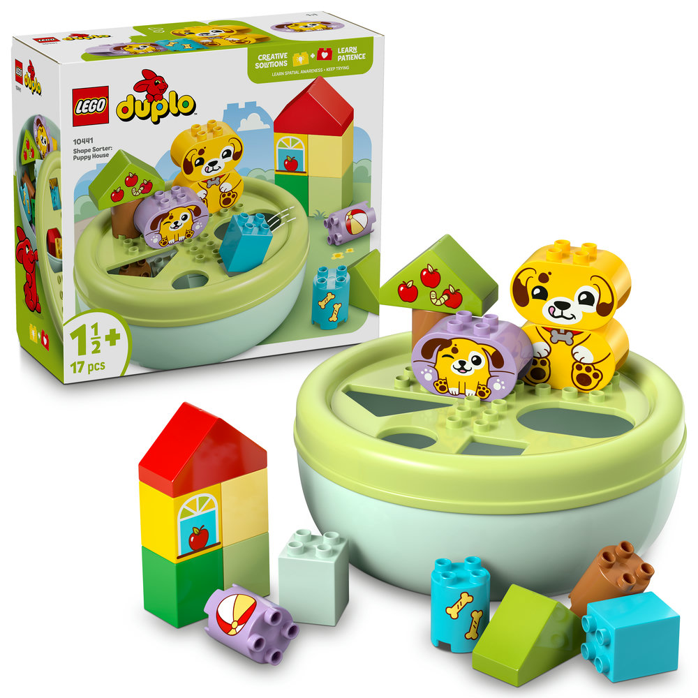 LEGO Duplo Třídění tvarů Domeček pro štěňátka