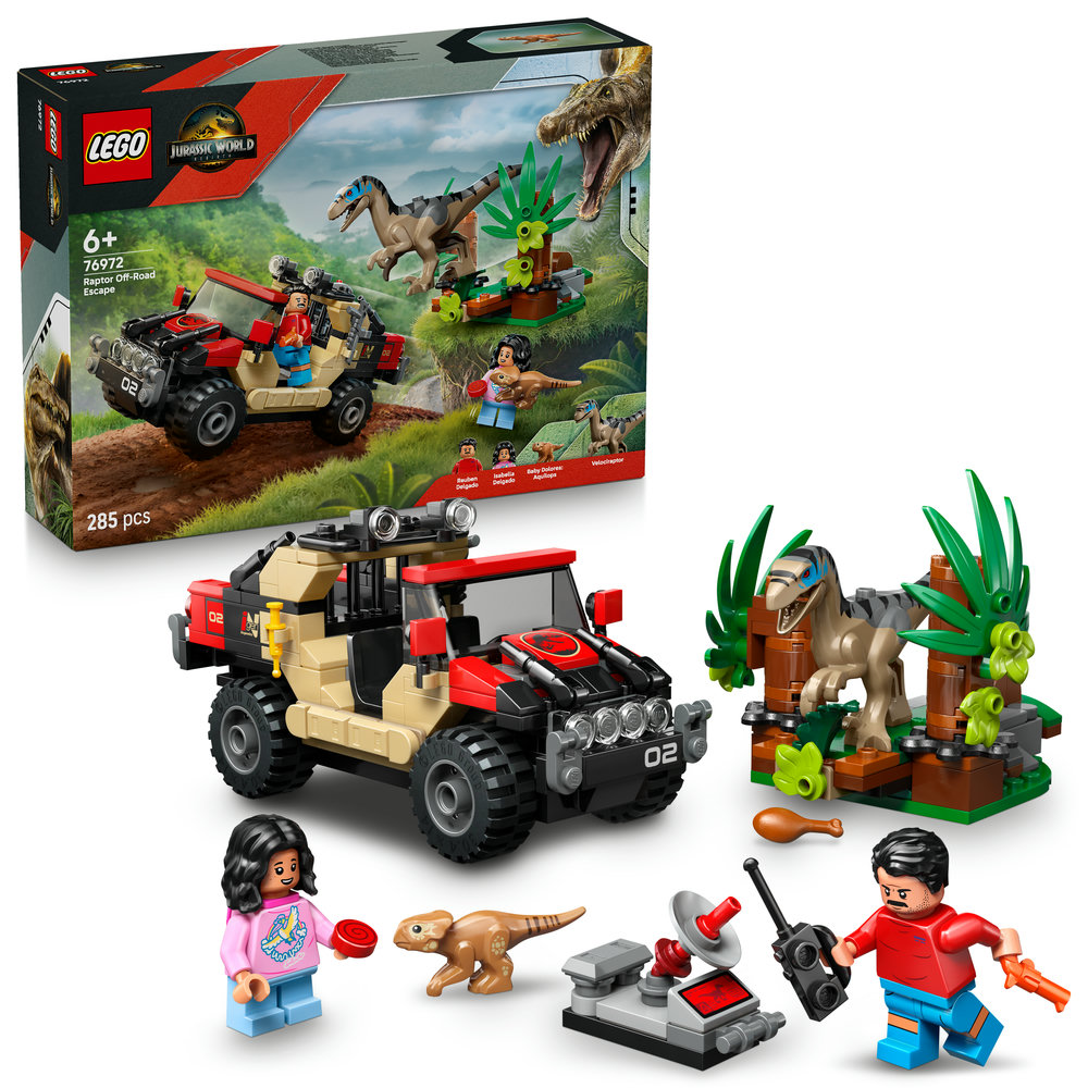 LEGO LEGO® Jurassic World 76972 Únik před raptorem v terénním autě