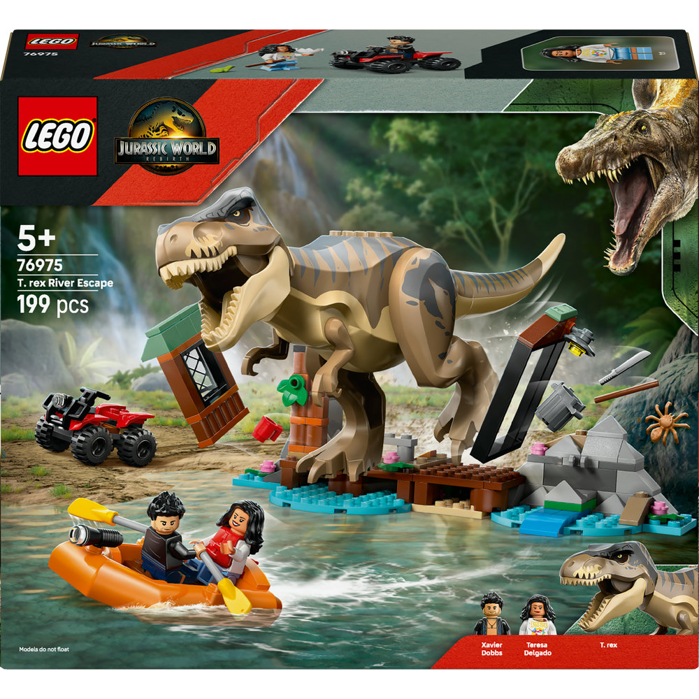 LEGO LEGO® Jurassic World 76975 T-rex a útěk po řece (obrázek 9)