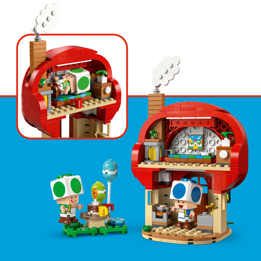 LEGO LEGO® Super Mario™ 72041 Toad a párty v jeho domku (obrázek 4)